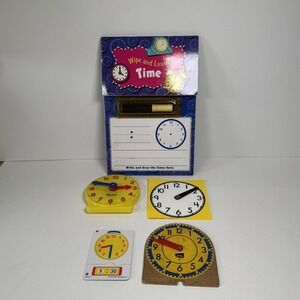 Mixed Lot of Classroom‎ Analog Clock Time Manipulative Teaching Supplies